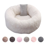 Round Winter Warm Sofa Pet Dog Calming Bed Comfortable Donut Cuddler Dog Kennel Ultra Soft Washable Dog And Cat Cushion Bed#1