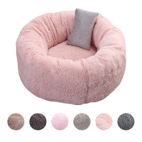 Round Winter Warm Sofa Pet Dog Calming Bed Comfortable Donut Cuddler Dog Kennel Ultra Soft Washable Dog And Cat Cushion Bed#1