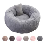 Round Winter Warm Sofa Pet Dog Calming Bed Comfortable Donut Cuddler Dog Kennel Ultra Soft Washable Dog And Cat Cushion Bed#1