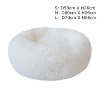 Round Winter Warm Sofa Pet Dog Calming Bed Comfortable Donut Cuddler Dog Kennel Ultra Soft Washable Dog And Cat Cushion Bed#1