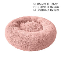 Round Winter Warm Sofa Pet Dog Calming Bed Comfortable Donut Cuddler Dog Kennel Ultra Soft Washable Dog And Cat Cushion Bed#1