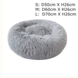 Round Winter Warm Sofa Pet Dog Calming Bed Comfortable Donut Cuddler Dog Kennel Ultra Soft Washable Dog And Cat Cushion Bed#1