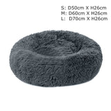 Round Winter Warm Sofa Pet Dog Calming Bed Comfortable Donut Cuddler Dog Kennel Ultra Soft Washable Dog And Cat Cushion Bed#1