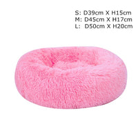 Round Winter Warm Sofa Pet Dog Calming Bed Comfortable Donut Cuddler Dog Kennel Ultra Soft Washable Dog And Cat Cushion Bed#1