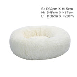 Round Winter Warm Sofa Pet Dog Calming Bed Comfortable Donut Cuddler Dog Kennel Ultra Soft Washable Dog And Cat Cushion Bed#1